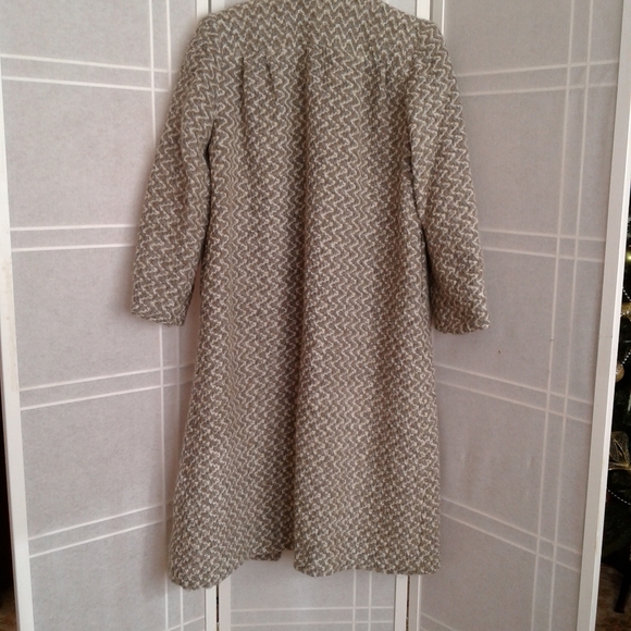 Mj Seattle vintage beige open front mohair coat - Picture 3 of 14